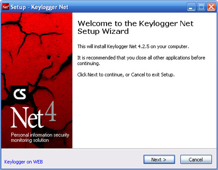 Keylogger NET4 Client installation