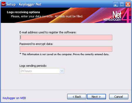 Keylogger NET4 Client installation