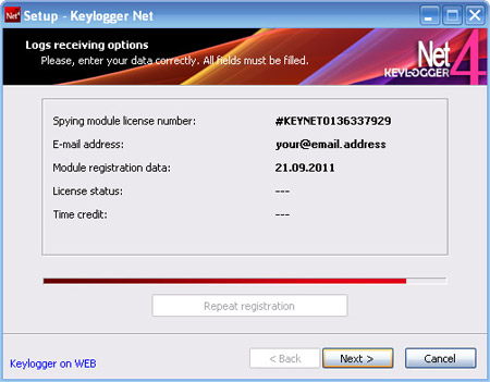 Keylogger NET4 Client installation