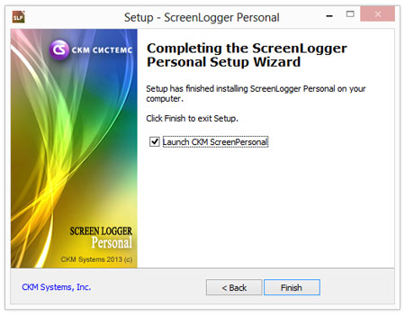 Screenlogger installation