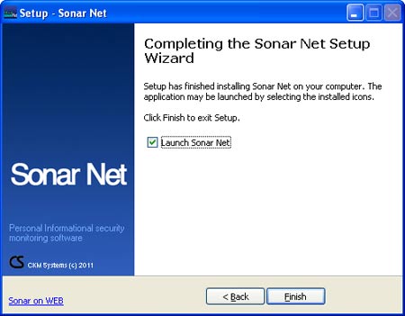 Sonar Net installation